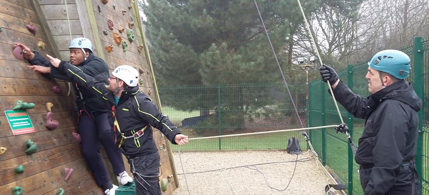 Bletchley Park take on rock climbing image