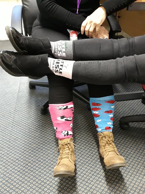 Odd Socks Crossed Over