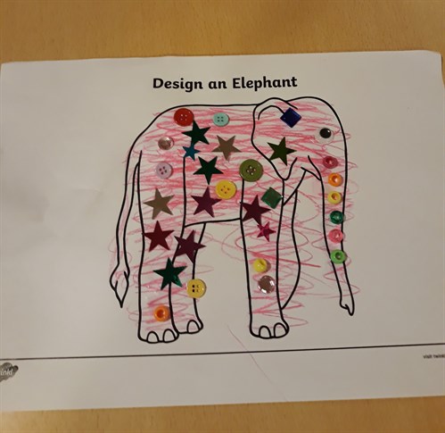 Diwali Pink Elephant