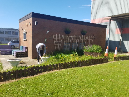 Hartlepool Wall Before Artwork