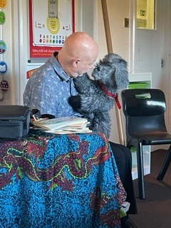 Nick Tozec With Puppet