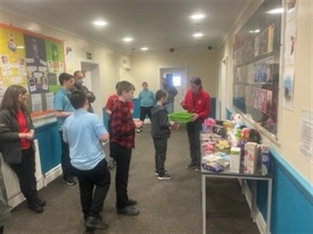 Students Looking At Toys