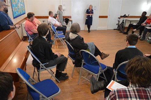 Grateley School Sitting Down And Listening To A Nhs Nurse Speak About Careers