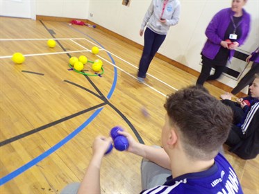 NYCC School Sports Partnership Students Taking Part