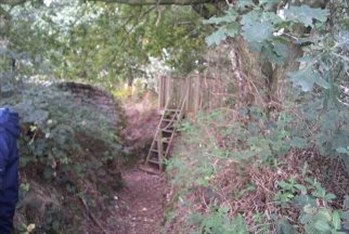 WWI Trenches Steps In And Out Of Trenches