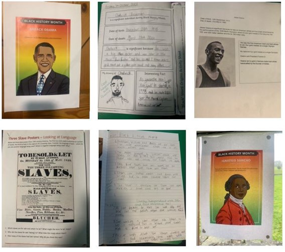 Black History Month Students Work