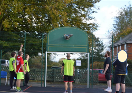 Basketball Tournament Point Being Scored