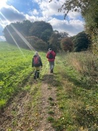 Scarborough CIN Student And Staff Walking