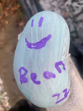 Kindness Rocks Bean Rock