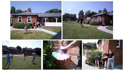 Water Fight Collage