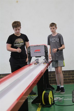 Students And Race Track