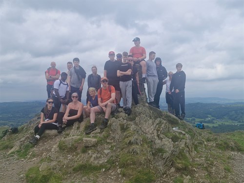 Students On Hill