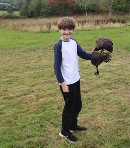 Student With Bird 1