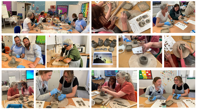 Pottery Collage