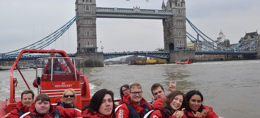 The Grateley House School thrill seekers take on London image