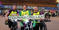 Cambian peddles to success completing the London Night Ride for Macmillan Cancer