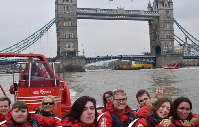 The Grateley House School thrill seekers take on London