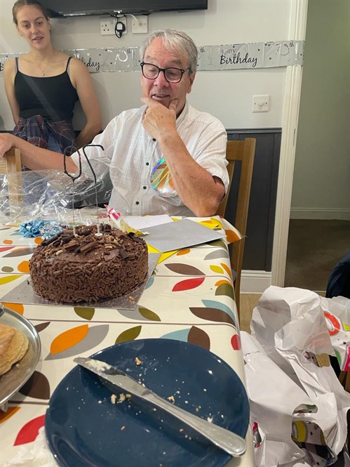 Philip With Birthday Cake