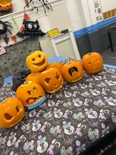 Row Of Pumpkins