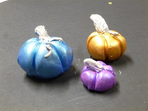 Rainbow Clay Pumpkins