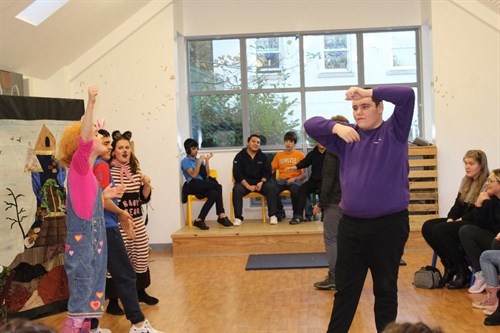 Male Student Dancing