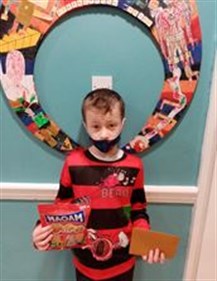 World Book Day Student Dressed Up As Dennis The Menace