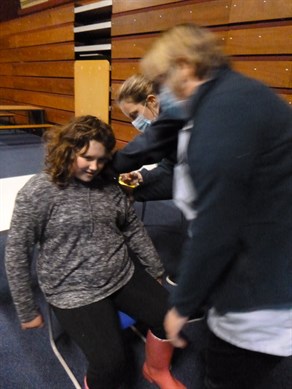 Student Having Vaccination