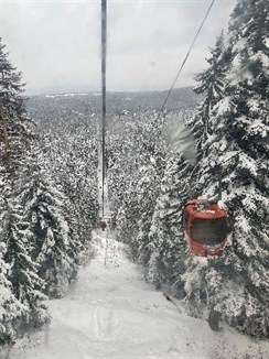 Ski Trip View From The Ski Lift