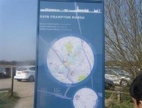 Frampton Marsh RSPB Sign