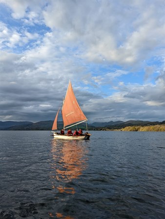 Whinfell Students And Staff Sailing In The Lake