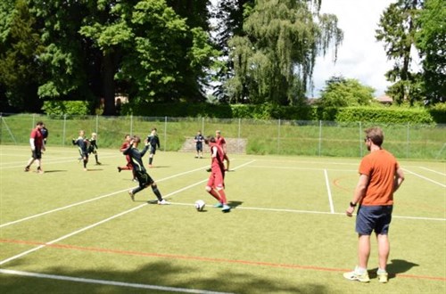 GHS Students Playing Against Other School