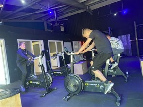 Hartlepool PT Sessions Continue Students On Cycling Machine