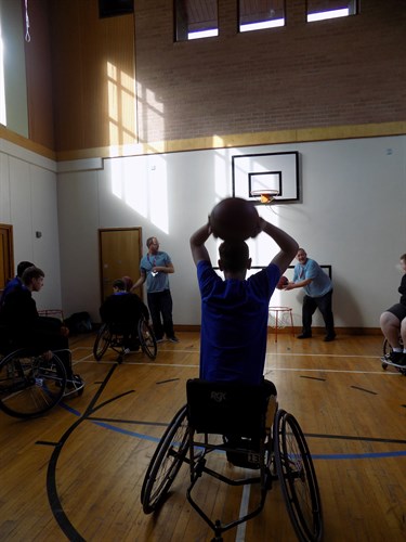 NYCC School Sports Partnership Students Playing Basketball