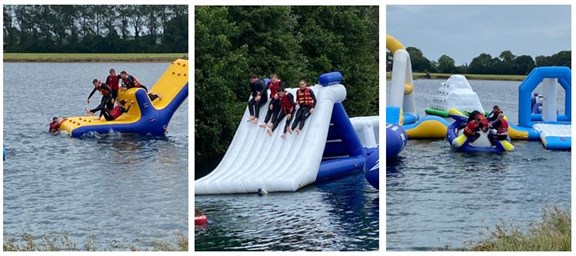 North East Wake Students On Aqua Park