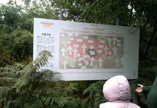 WWI Trenches Display Outside Trenches