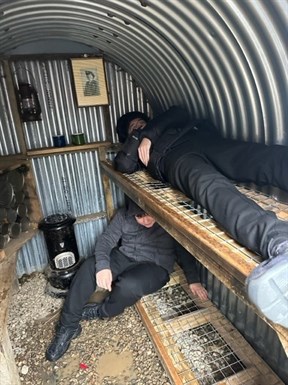 Scarborough Eden Camp Students In Air Raid Shelter