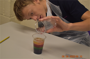 We Are Scientisits Student Completing Food Colour Experiment