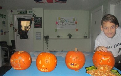 Devon School Halloween Pumpkins