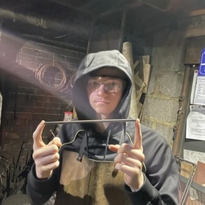Exploring The Blacksmith World Student With Welded Piece