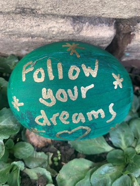 Kindness Rocks Follow Your Dreams