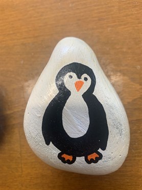 Kindness Rocks Penguin Rock