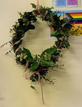 Biodegradable Wreaths For Christmas With Berries
