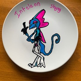 Personalised Christmas Plate From Student To Family