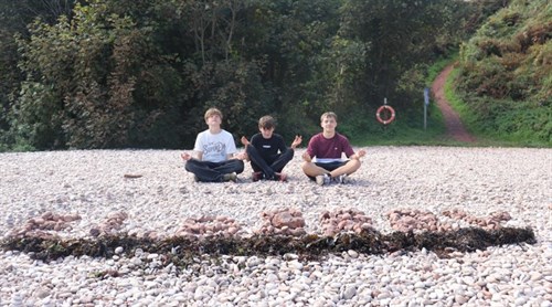 Students On Beach