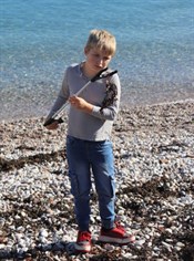 Boy On Beach