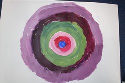 Colourful Circle Painting