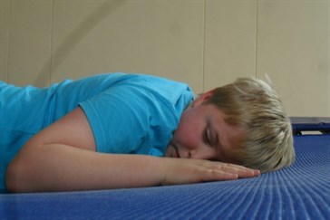 Laying On Trampoline