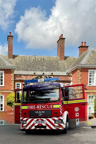 Fire Truck At Lufton